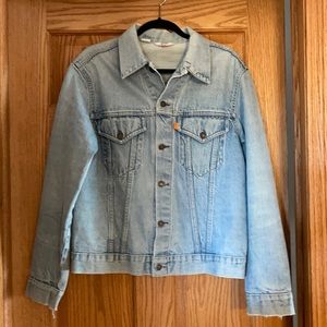 Vintage Orange Tab Custom Levi’s Trucker